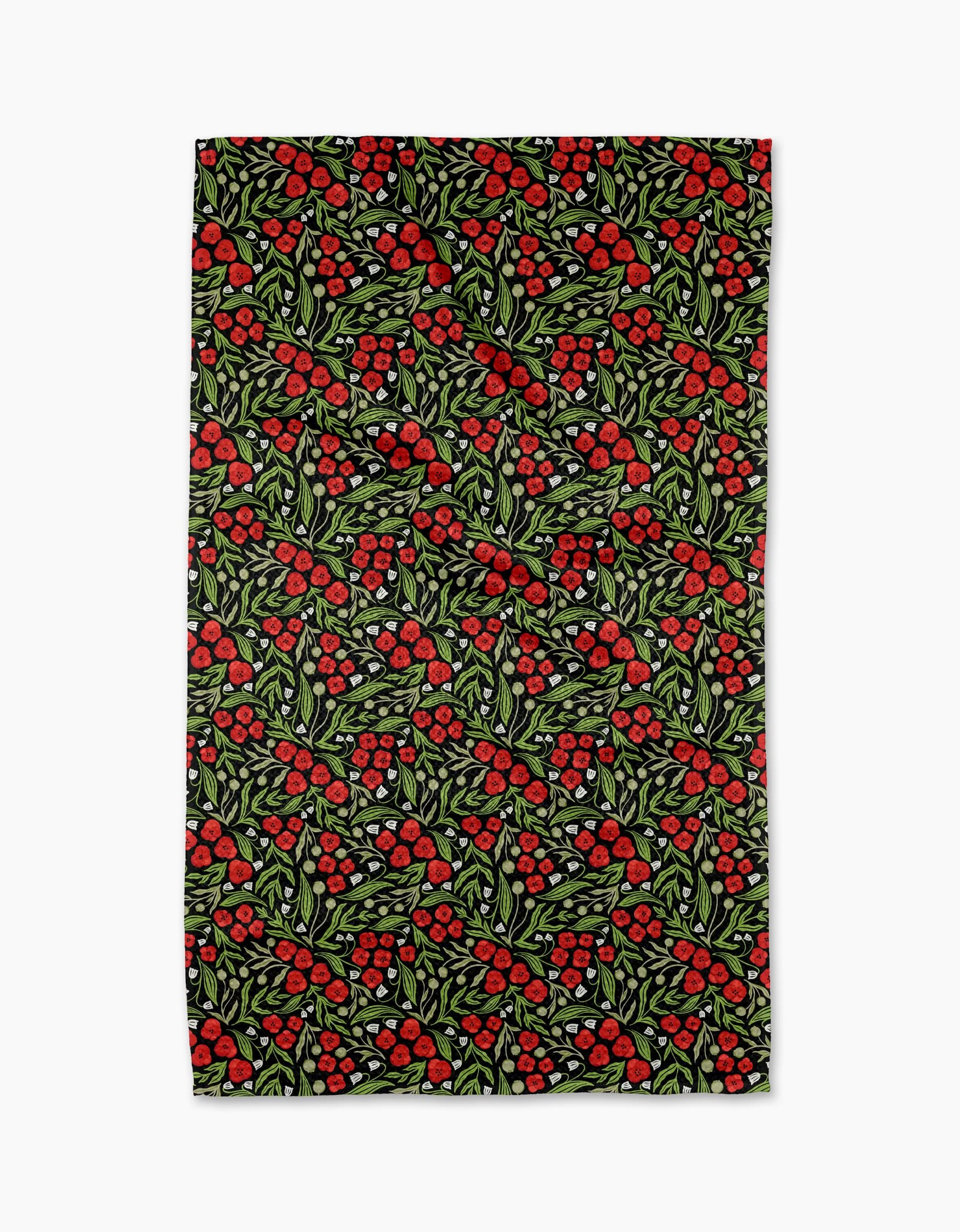 Flowing Poppies Tea Towel