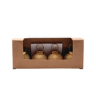 Glass Ball Ornament Card/Photo Holders with 12 Cards, Boxed Set of 4