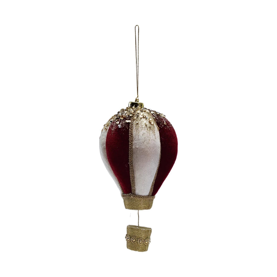 Foam & Fabric Hot Air Balloon Ornament