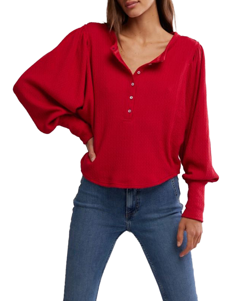 Free People Quinn Knit Top