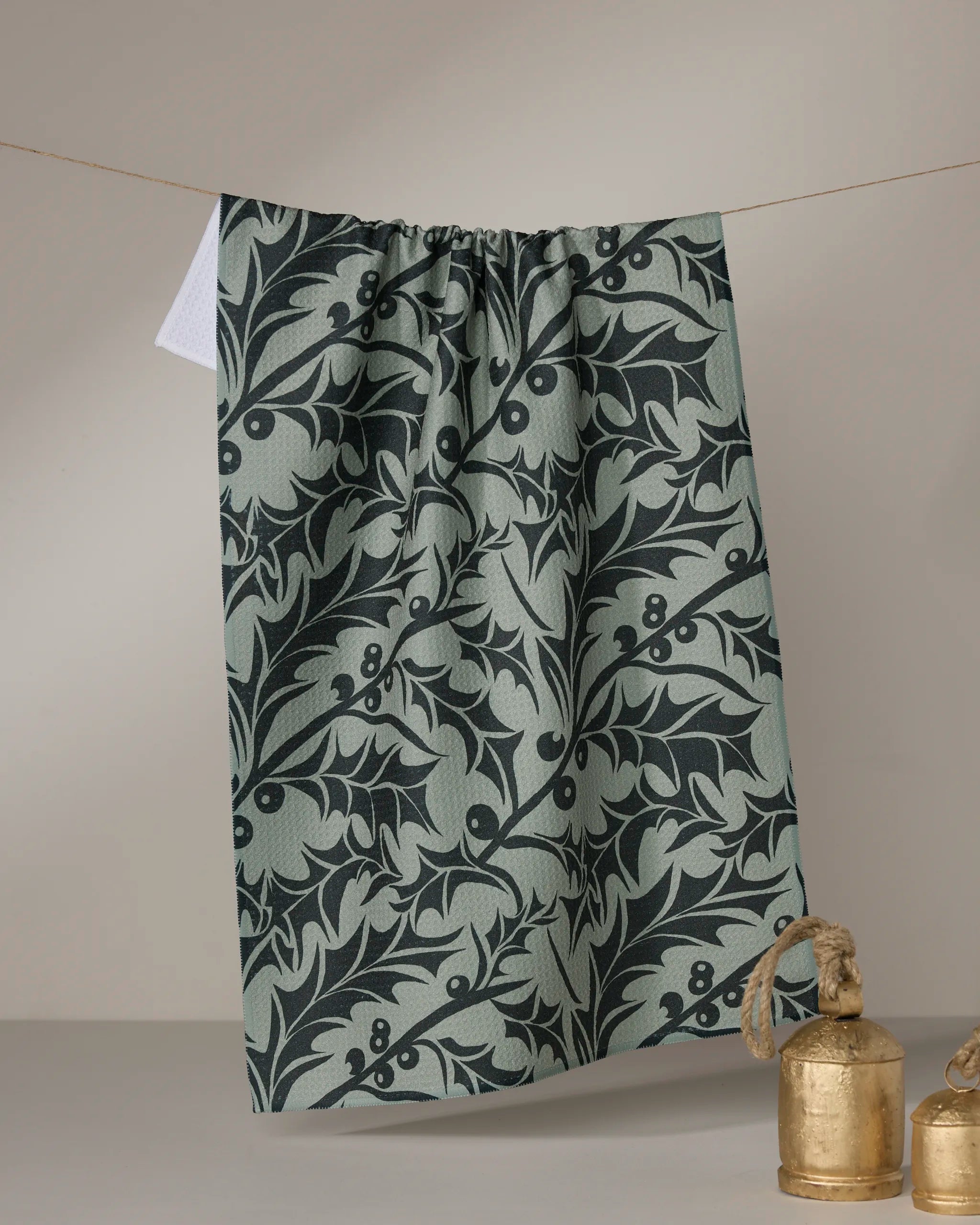 Winter Foliage Tea Towel