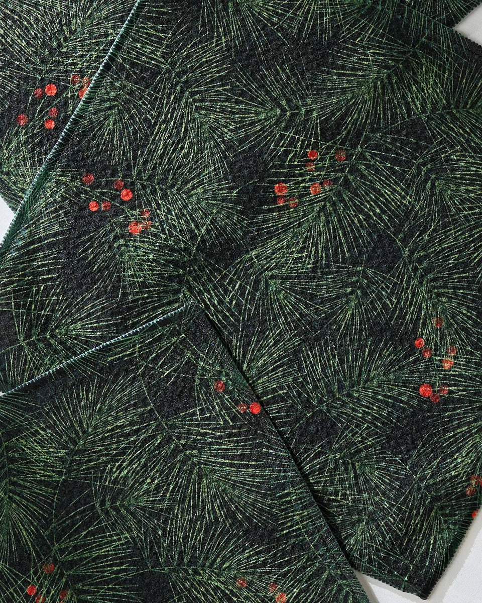 Evergreen Pine Dishcloth Set by GEOMETRY