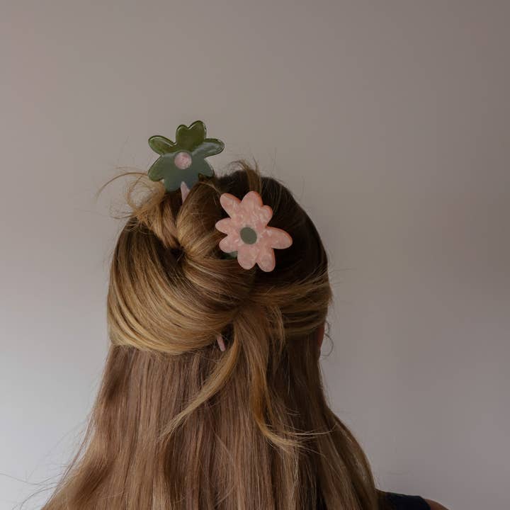 Flower French Pins ( 3 Colors )