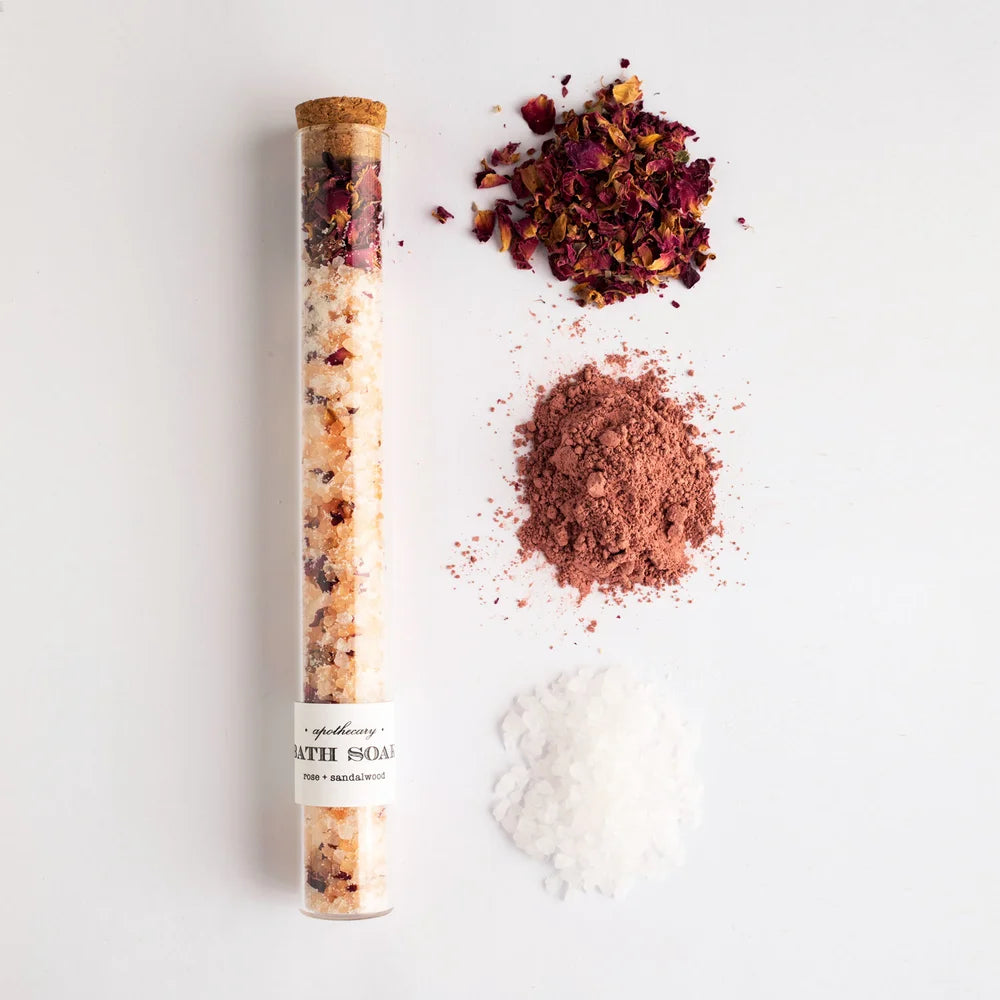 Rose Sandalwood : Bath Soak Tube
