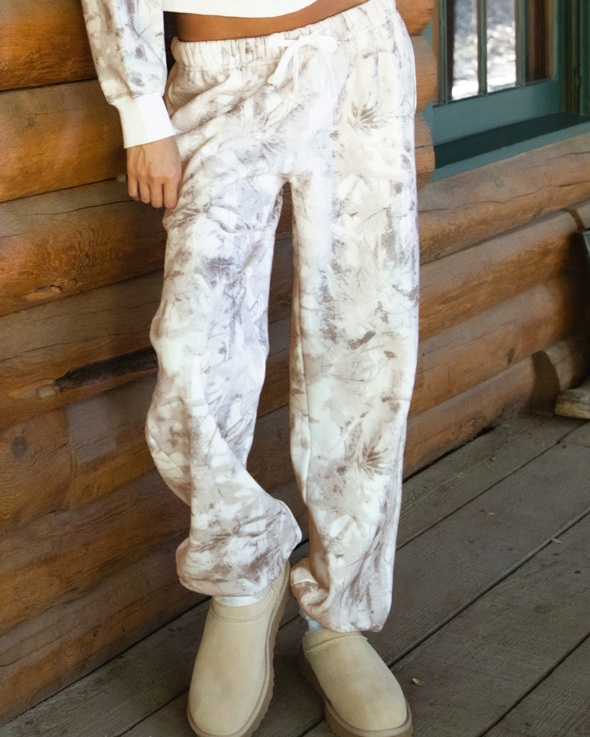 AVERY WL Light Woodland Camo Fleece Sweatpants