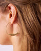Wren Fish Hoop Earrings Brass Wholesale