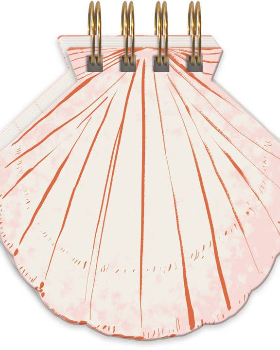 Mediterranea Shell Spiral Notepad