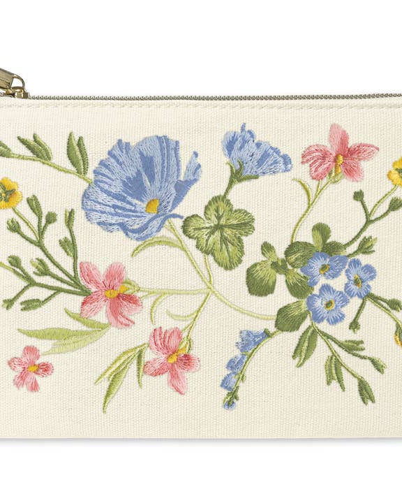 Ephemeral Garden Flowers Accessory Pouch
