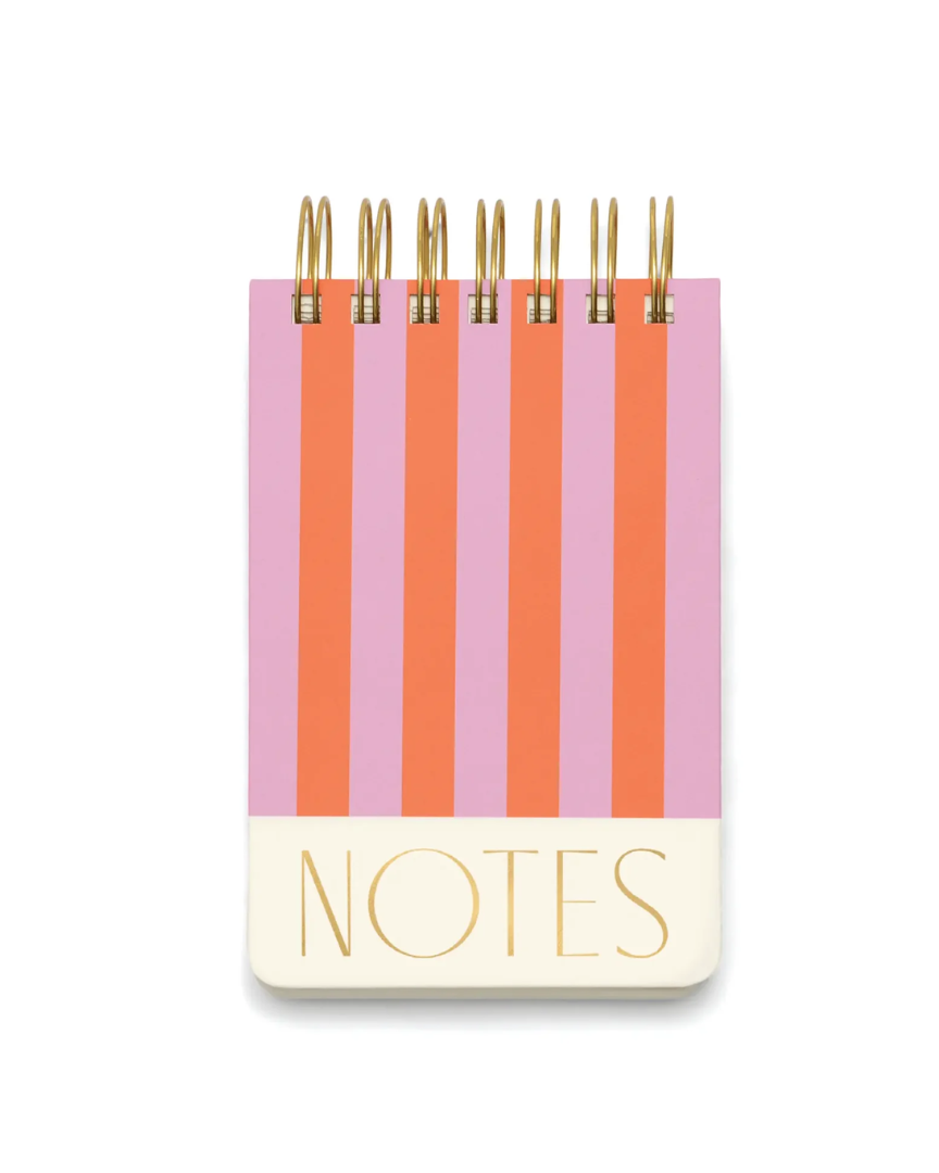 Twin Wire Chunky Notepad - Stripes