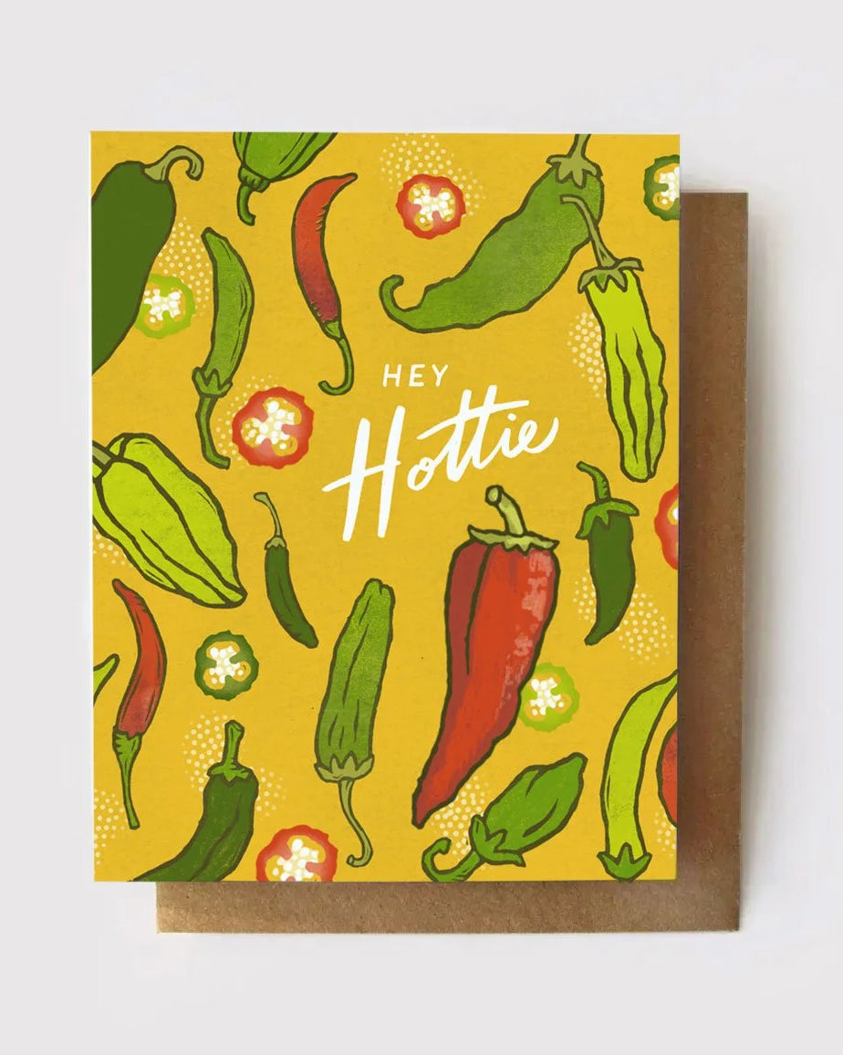 Hey Hottie Chili Pepper Card