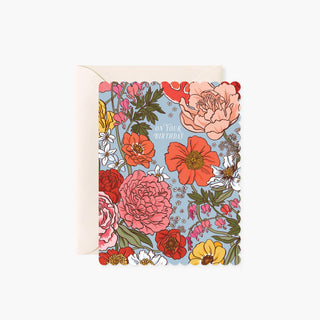 BIRTHDAY FLOWERS | greeting card