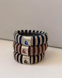 UNIVERSITY STRIPED HAIR TIE PACK