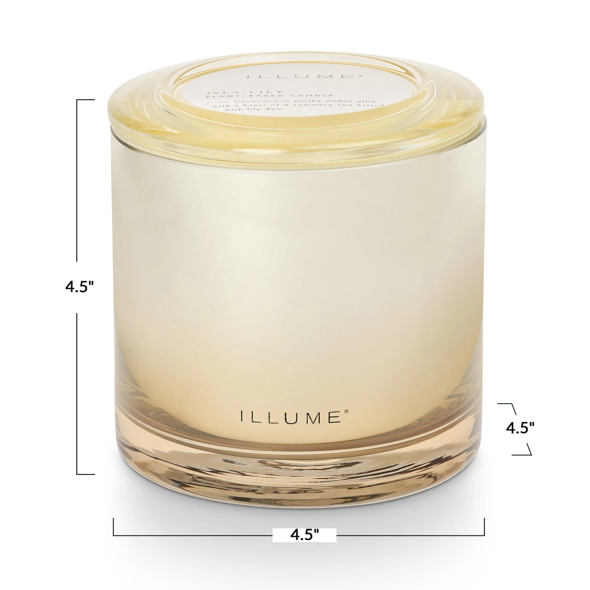 Isla Lily Statement Glass Candle by Illume