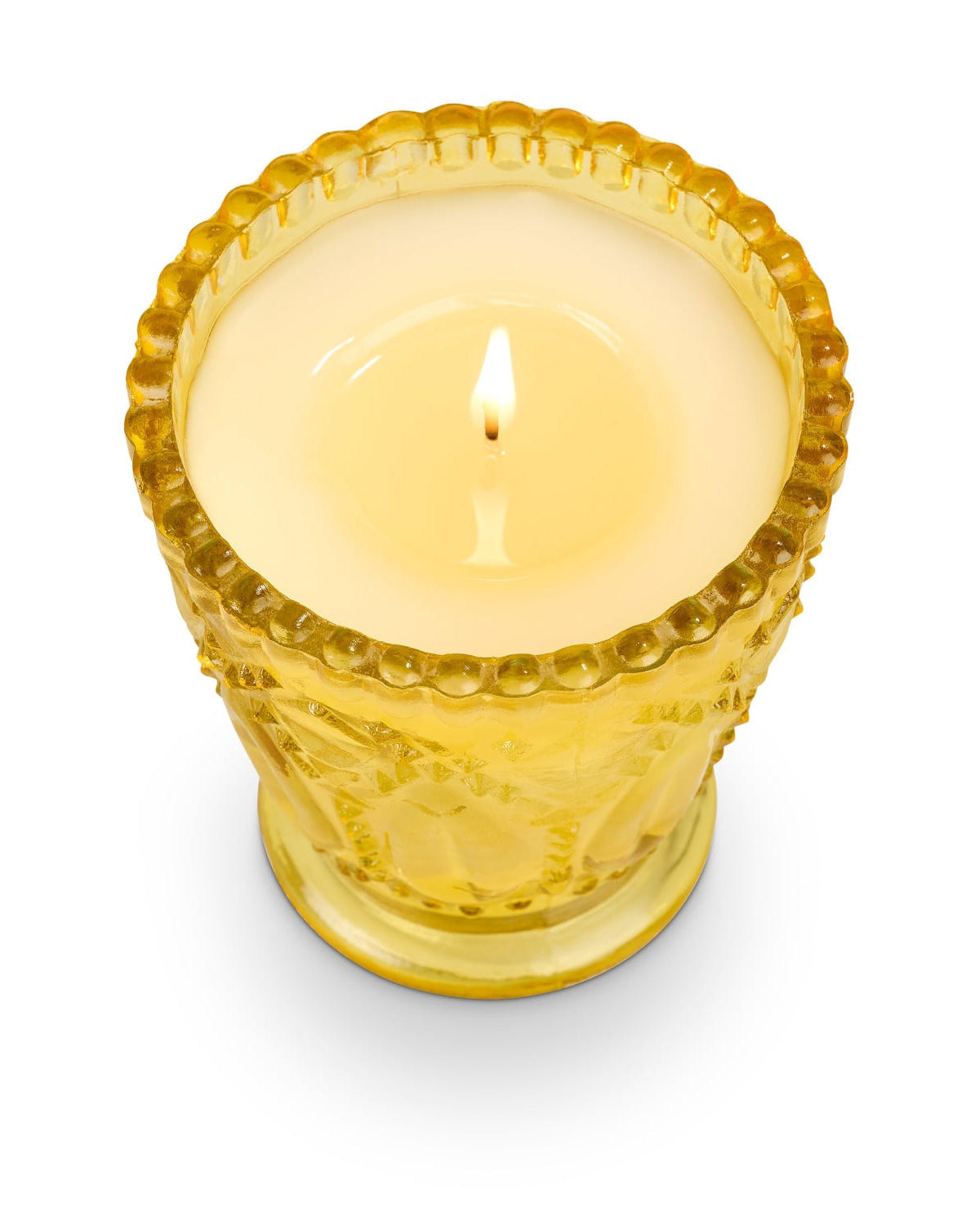 Golden Moonlight Tried & True Pressed Glass