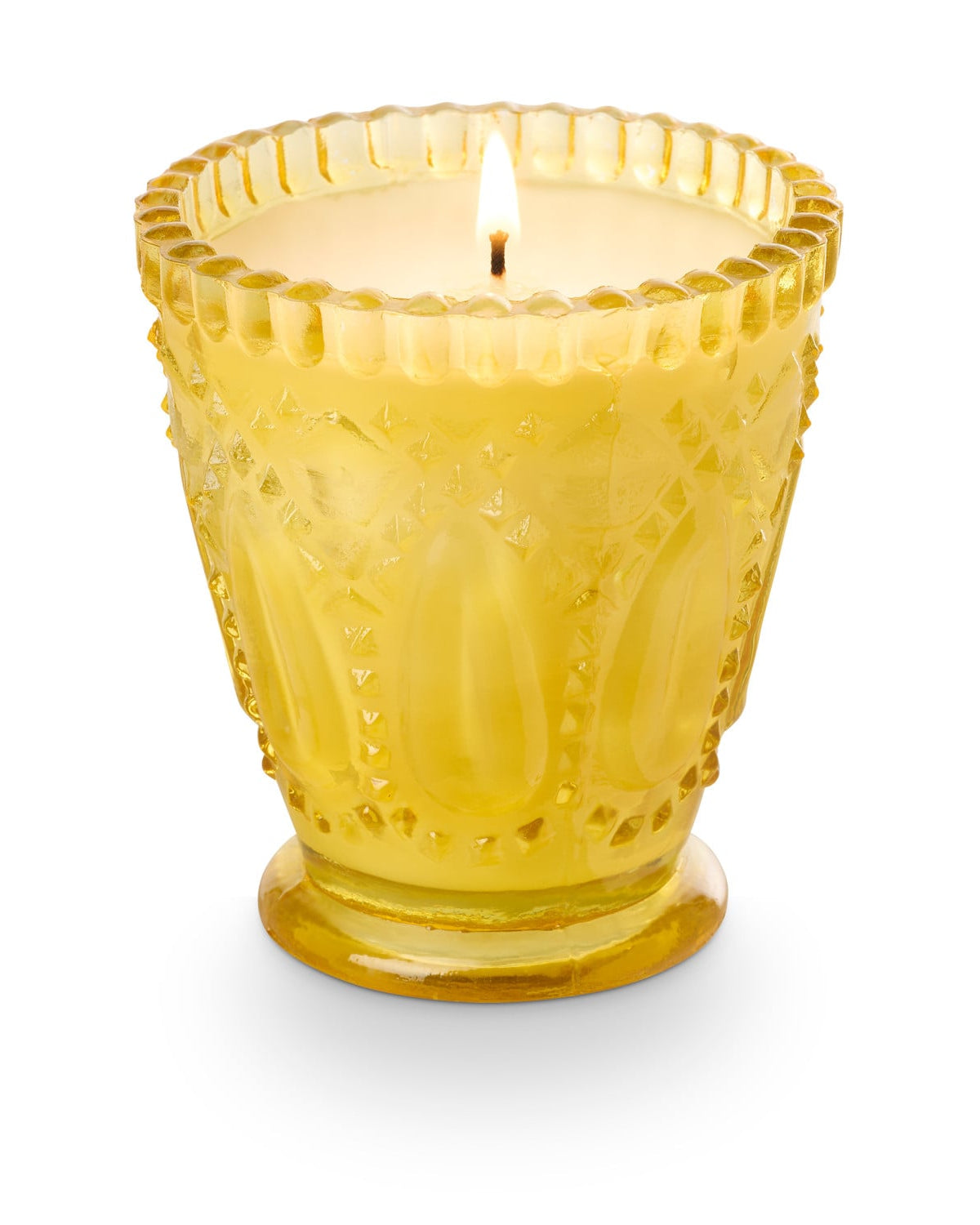 Golden Moonlight Tried & True Pressed Glass