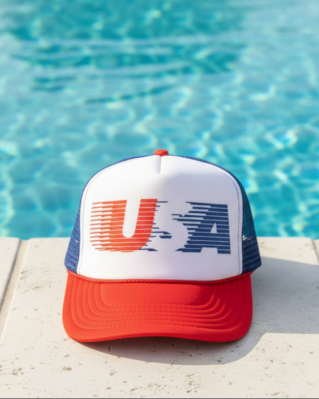 Retro USA Trucker