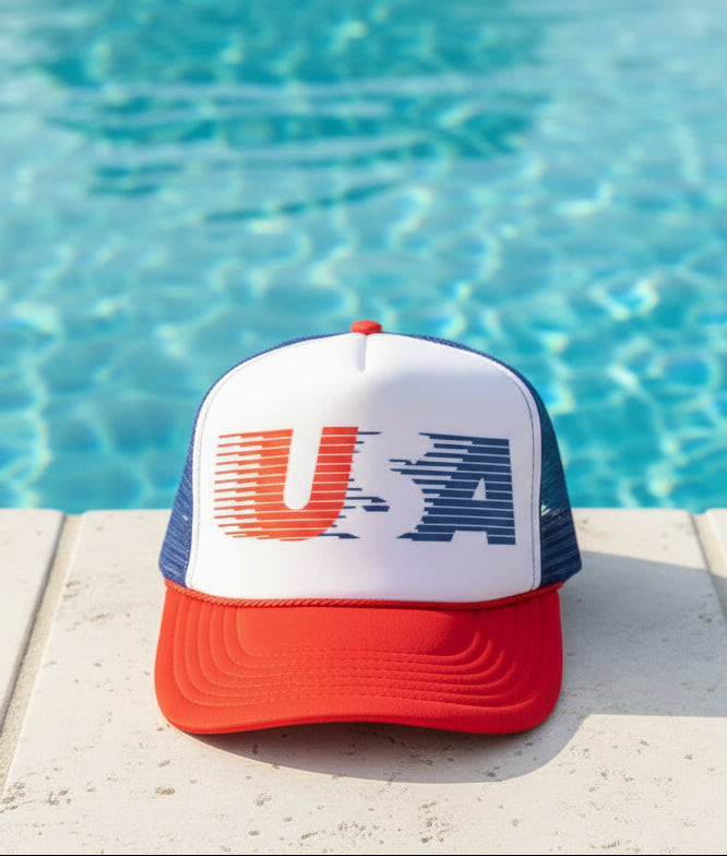 Retro USA Trucker