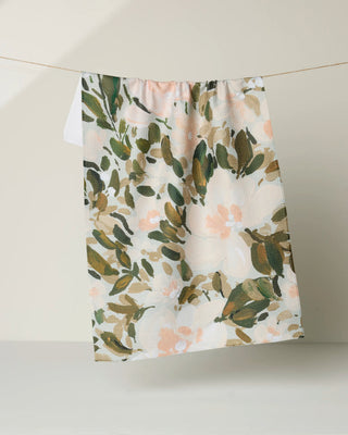 Painted Blossoms Tea Towel | Geometry