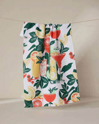 Summer Refreshments Tea Towel | Geometry