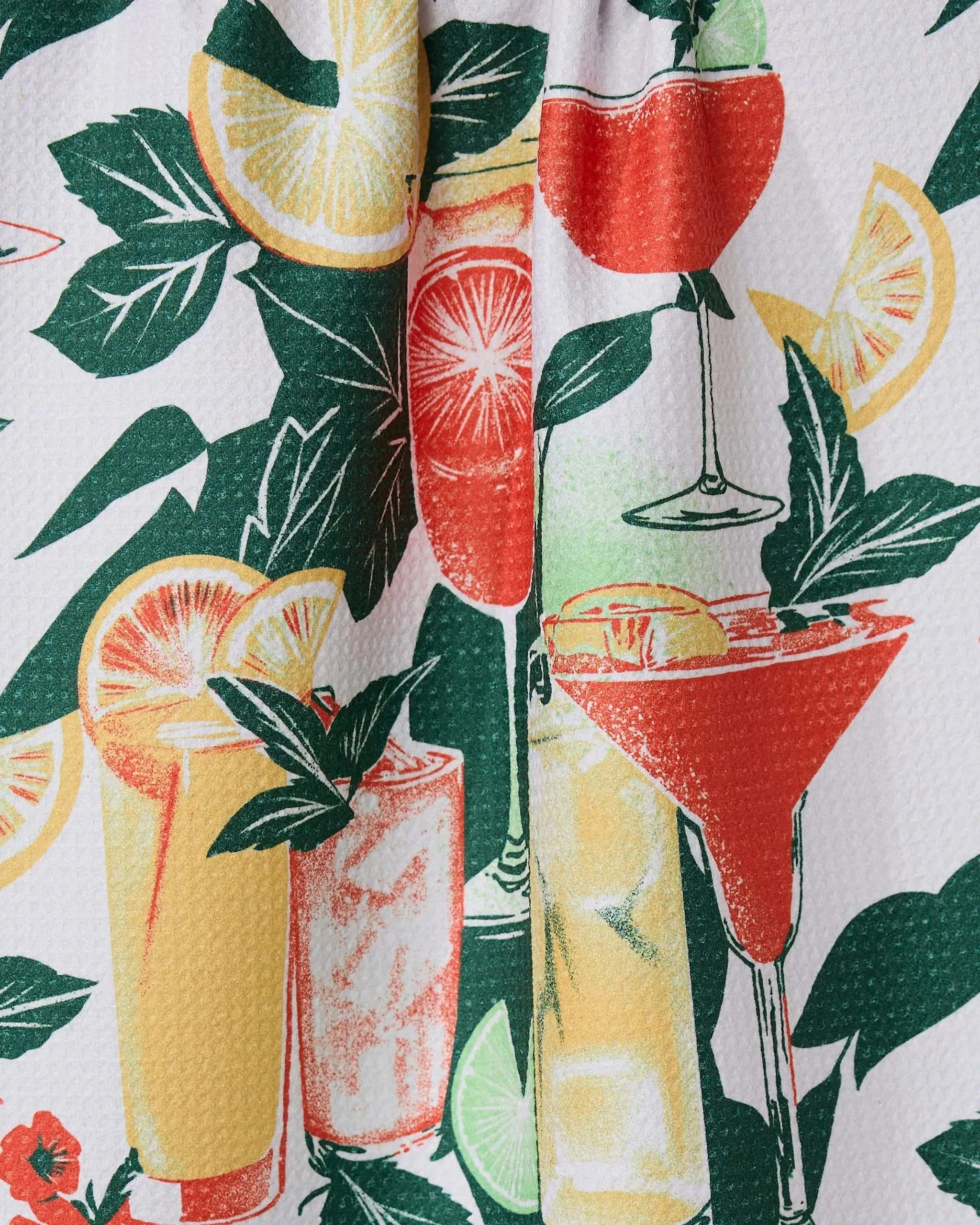 Summer Refreshments Tea Towel | Geometry