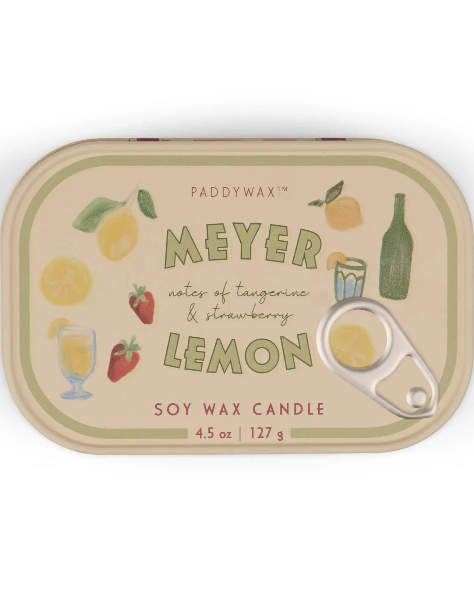 Bistro 4.5 oz Tin Candle - Meyer Lemon