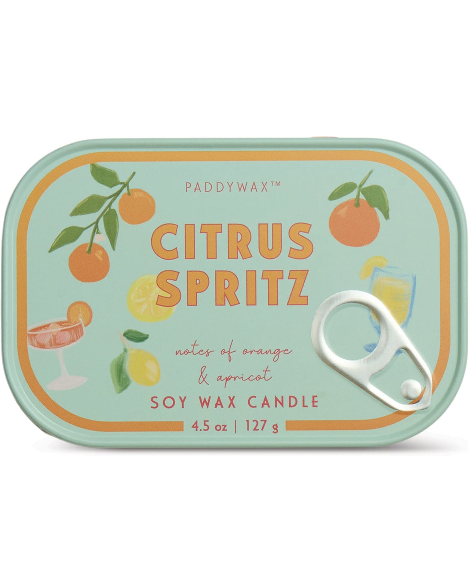 Bistro 4.5 oz Tin Candle - Citrus Spritz