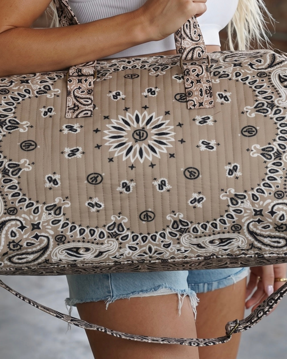 Panache Tan Bandana Duffel