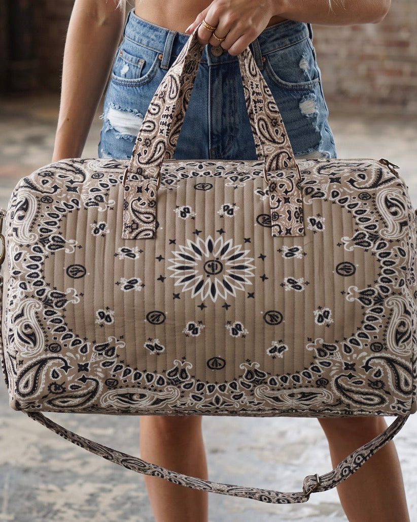 Panache Tan Bandana Duffel