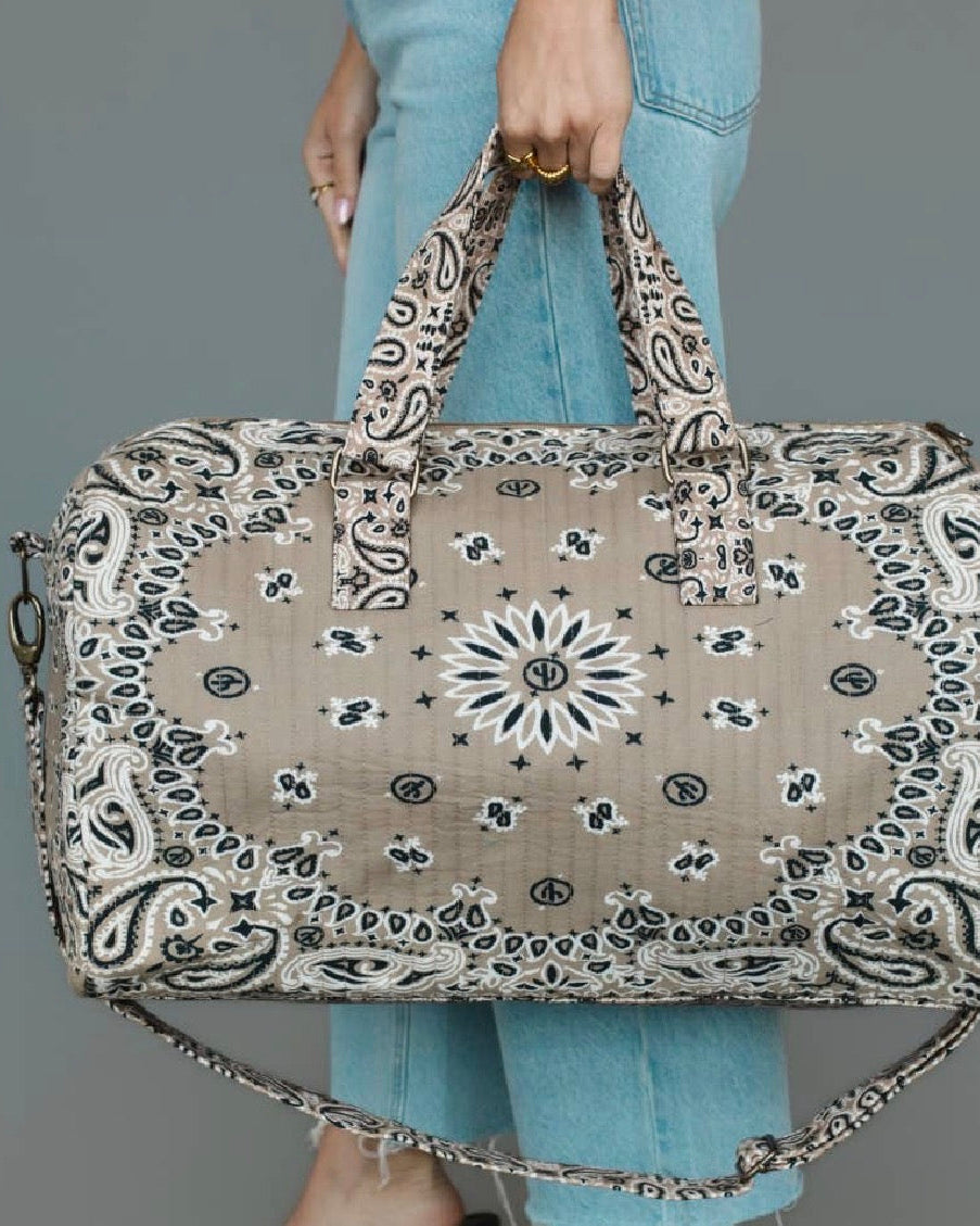 Panache Tan Bandana Duffel