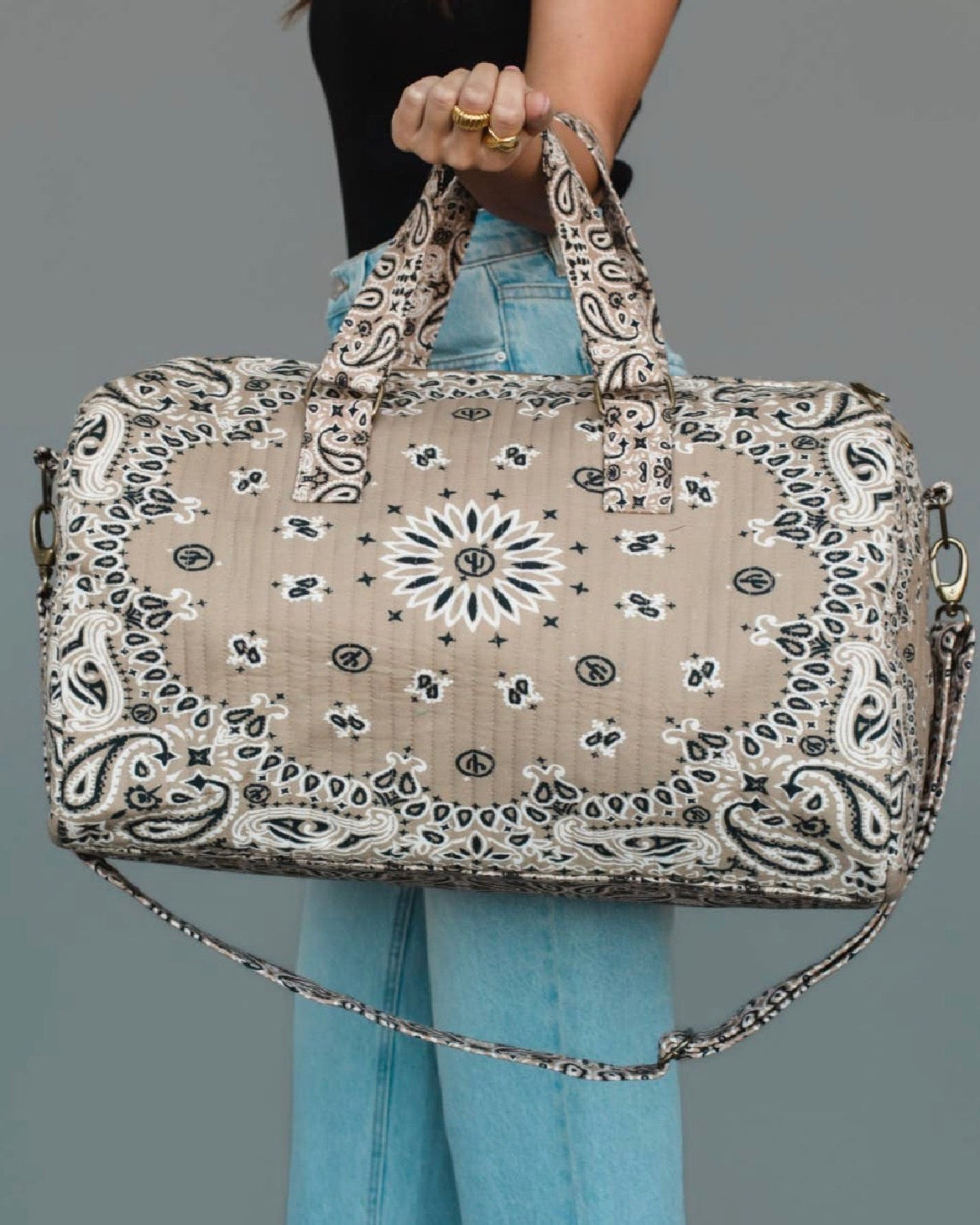 Panache Tan Bandana Duffel