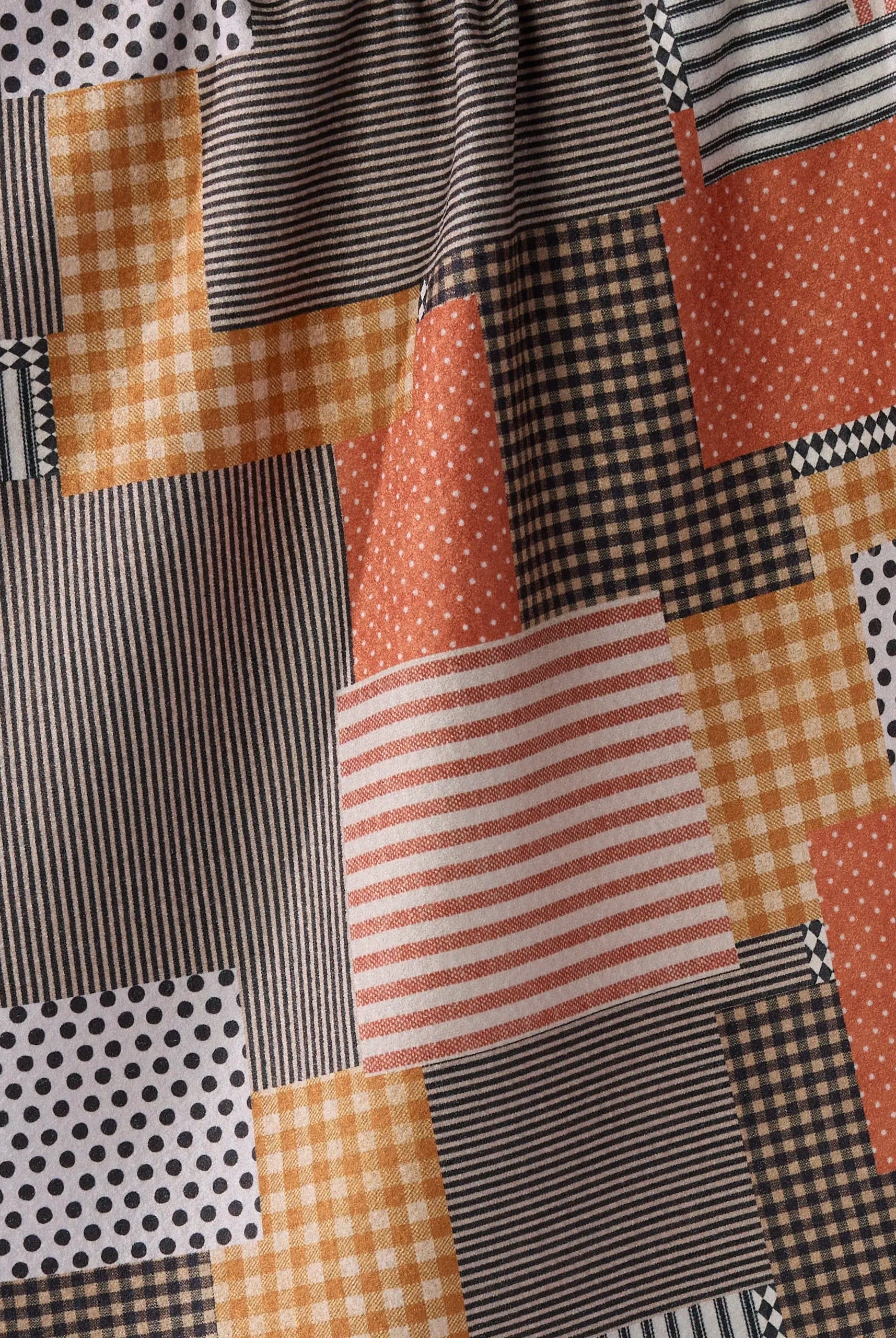 Patch and Pumpkin Tea Towel | Geometry