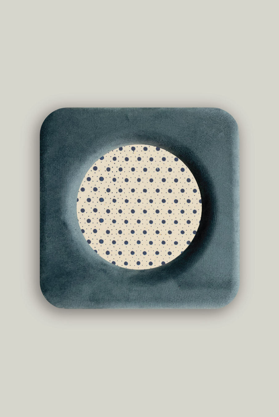 Slate Blue Velvet Photo Frame 4X4