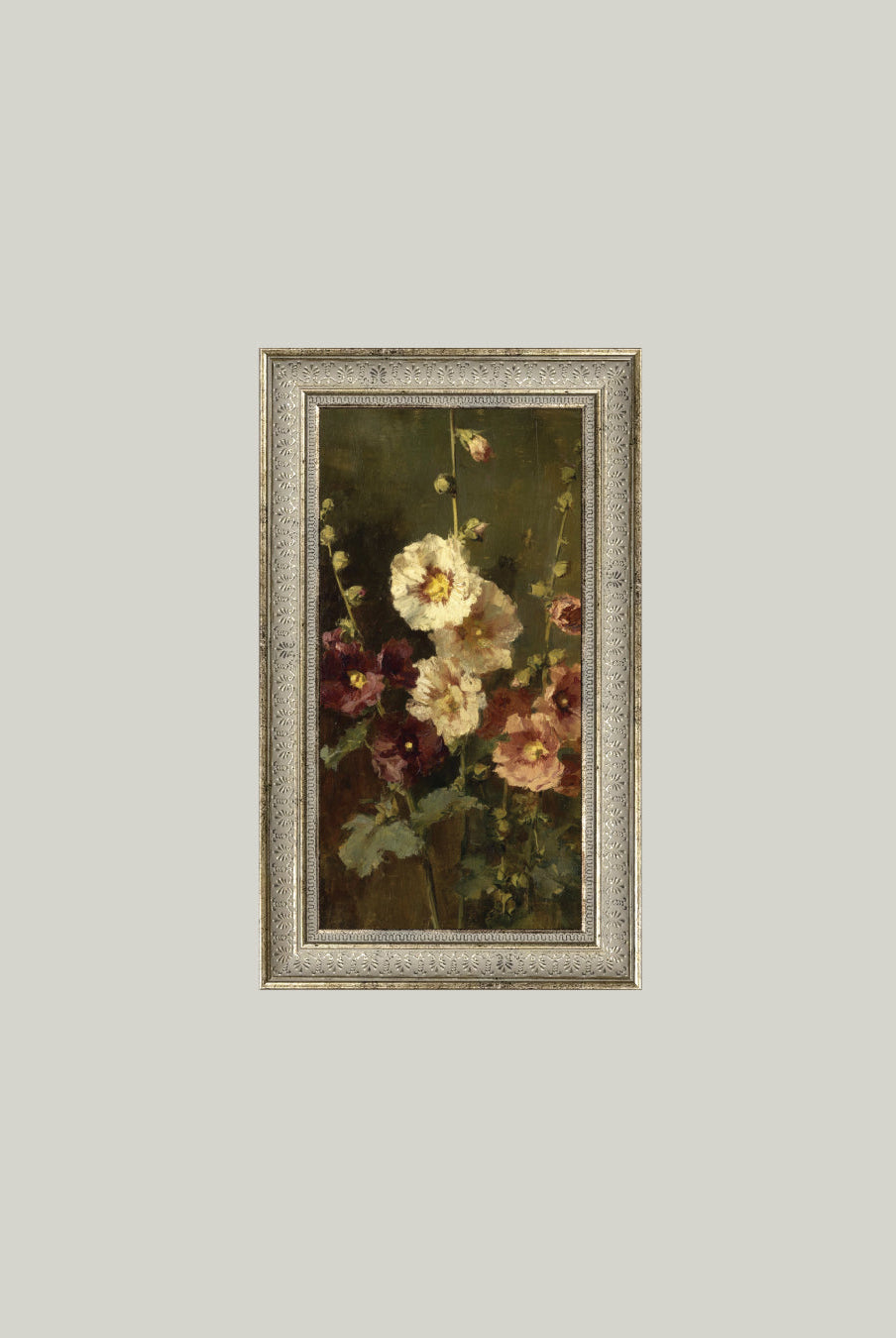Late Summer Hollyhocks