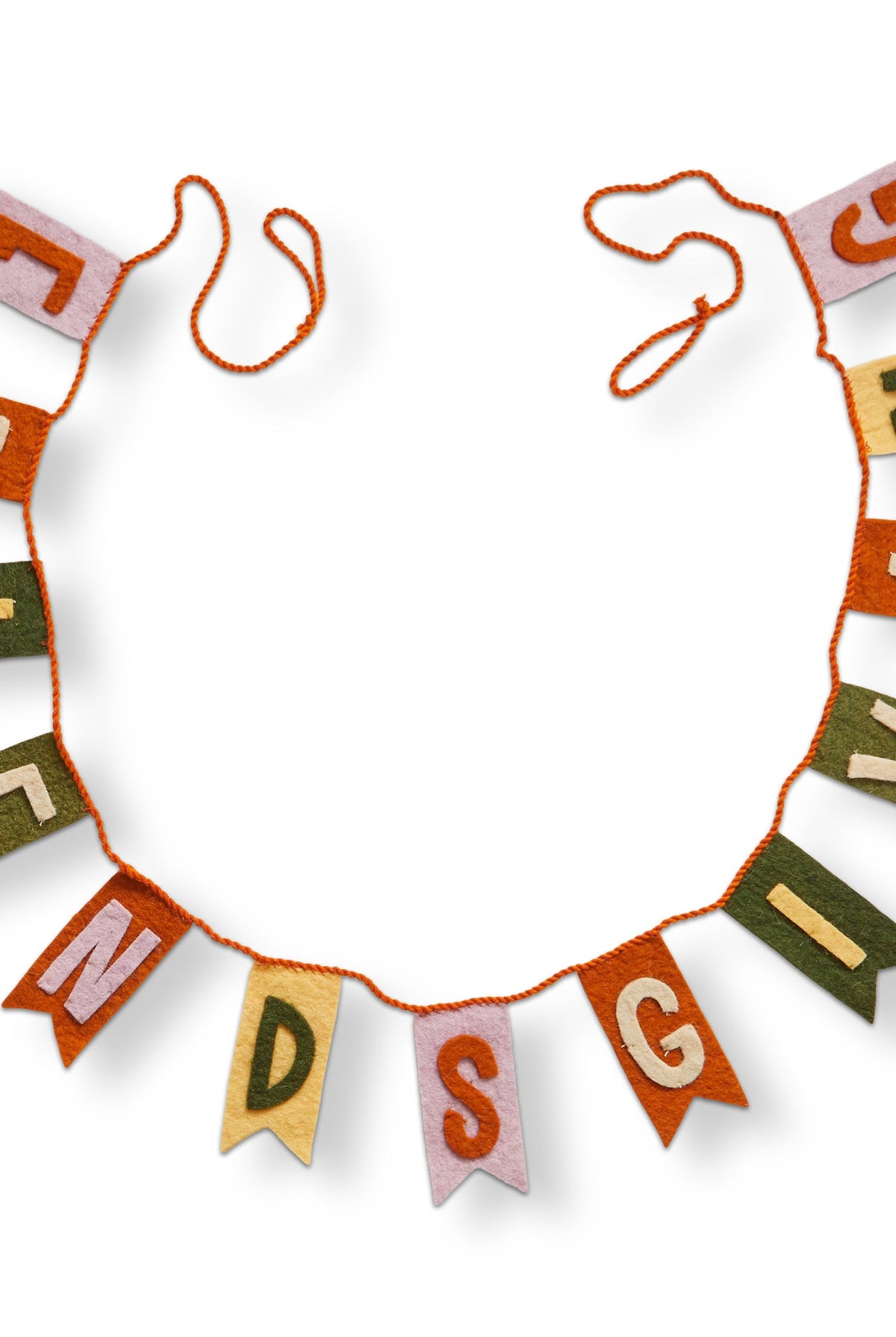 Friendsgiving Wool Felt Garland