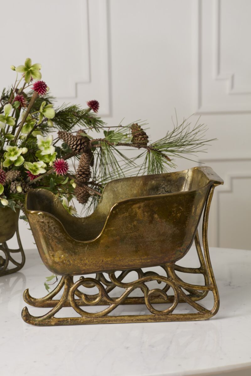 Vintage Sleigh Planter