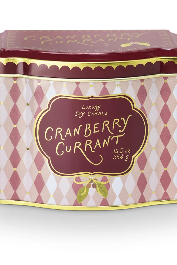 Cranberry Currant Printed Tin