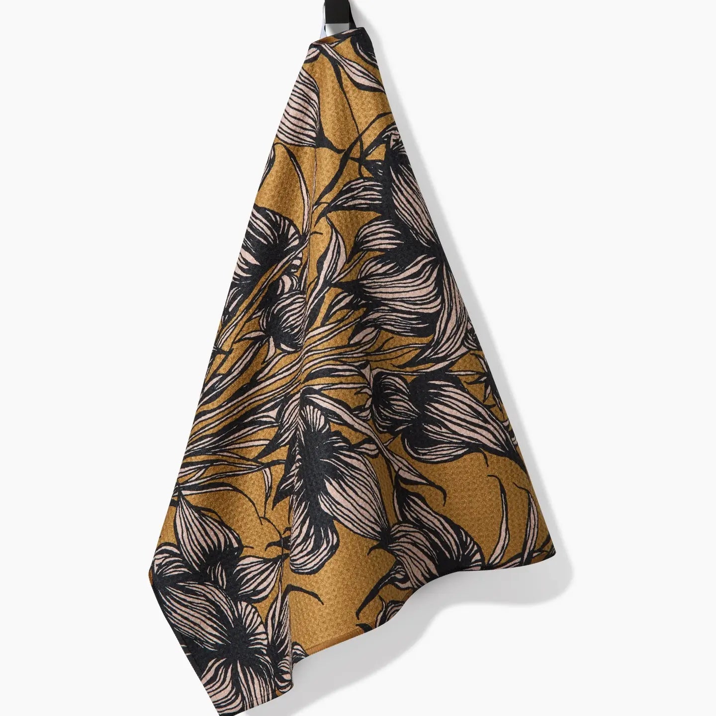 Geometry Tea Towel: Stay Saffron
