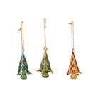Handmade Glass Tree Ornament, 3 Styles