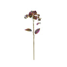 17-3/4"H Plastic Flower Pick w/ Faux Pearls, Metallic Pink & Gold Finish
