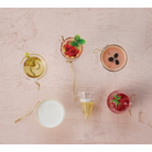 Creative Co-Op Glass Cocktail Ornament