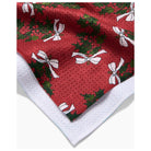 Geometry - Christmas Berry Bow Tea Towel