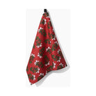 Geometry - Christmas Berry Bow Tea Towel