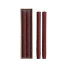 Unscented Animal Print Pattern Taper Candles in Box, Set of 2