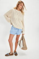Frankie Cable Knit Sweater