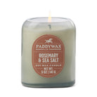 Paddywax - Vista Rosemary & Sea Salt Denim Blue Glass 5oz Candle