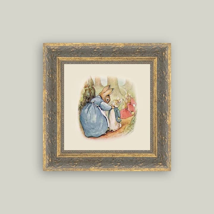 Peter Rabbit Framed Antique Art