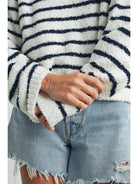 Basic Striped Knit Sweater - BMW7451