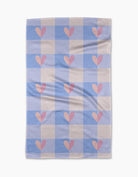 Pastel Picnic Hearts Tea Towel