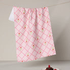 Rose Lattice Tea Towel