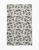 Painted Spring Flowers Tea Towel